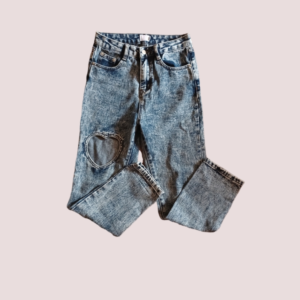 Tal Clothing Co. Heart Cutout Jeans